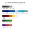 tank top color chart - Dragons Dogma Store