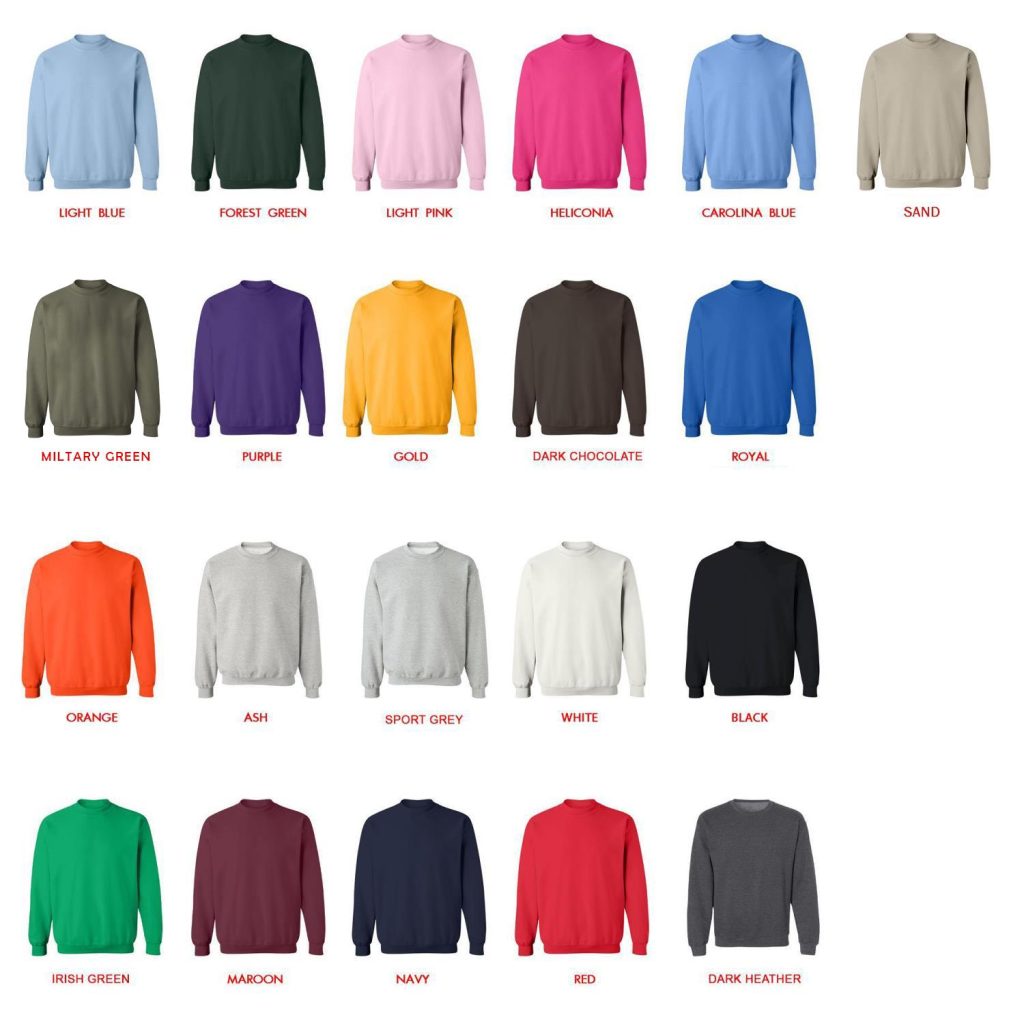 sweatshirt color chart - Dragons Dogma Store