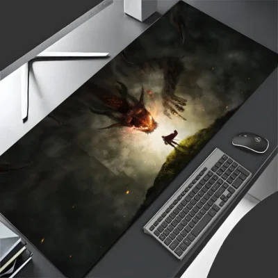 Dragon s Dogma 2 Mouse Pad Large Gaming Pad XXL Desk Mat Non Slip Double Sided 10 - Dragons Dogma Store