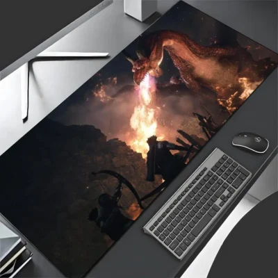 Dragon s Dogma 2 Mouse Pad Large Gaming Pad XXL Desk Mat Non Slip Double Sided 13 - Dragons Dogma Store