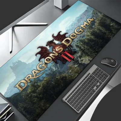 Dragon s Dogma 2 Mouse Pad Large Gaming Pad XXL Desk Mat Non Slip Double Sided 9 - Dragons Dogma Store
