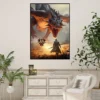 Game Dragons Dogma 2 Poster Small Prints Wall Painting Bedroom Living Room Wall Sticker Office 8 - Dragons Dogma Store